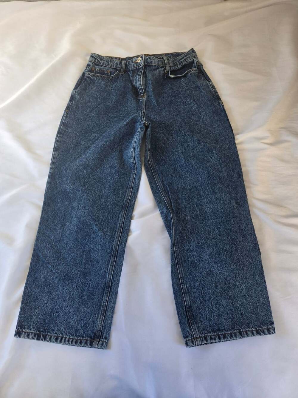 Collusion Baggy Jeans Size 30/28 Petite Dark Wash